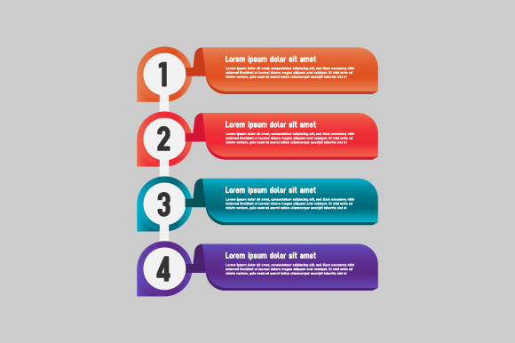 Colorful Design Element Infographic Graphics