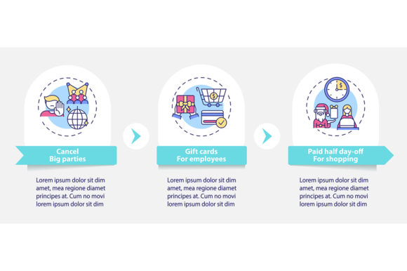 Covid Friendly Office Party Infographic Graphics