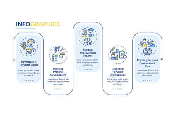 Development Progress Vector Infographic Graphics