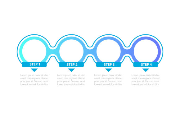 Empty Gradient Circles Graphics for Crafters