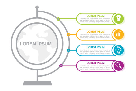 Global Infographic Graphics for Crafting