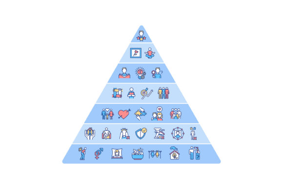 Graphic Design for Crafting: Maslow Hierarchy of Needs Infographic