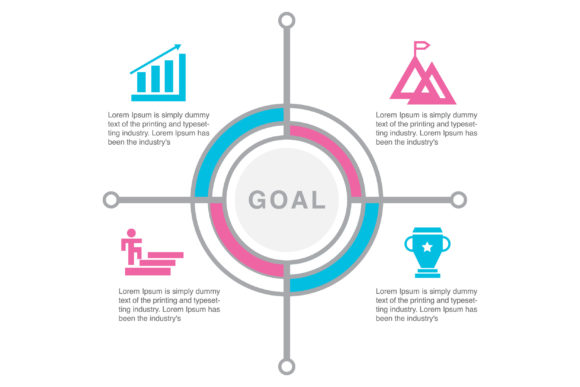 Target Business Infographic Graphics
