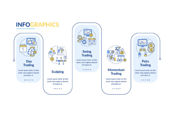 Trading Strategies Vector Graphic for Modern Design